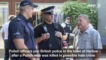 Polish officers join UK police patrol after murder