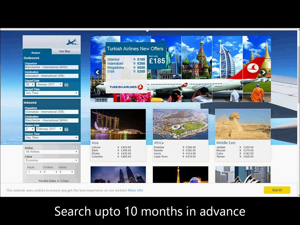 Mushtaq Travel Flight Search Tutorial
