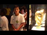 Crianças do Instituto Bola pra Frente conhecem o Museu Seleção Brasileira