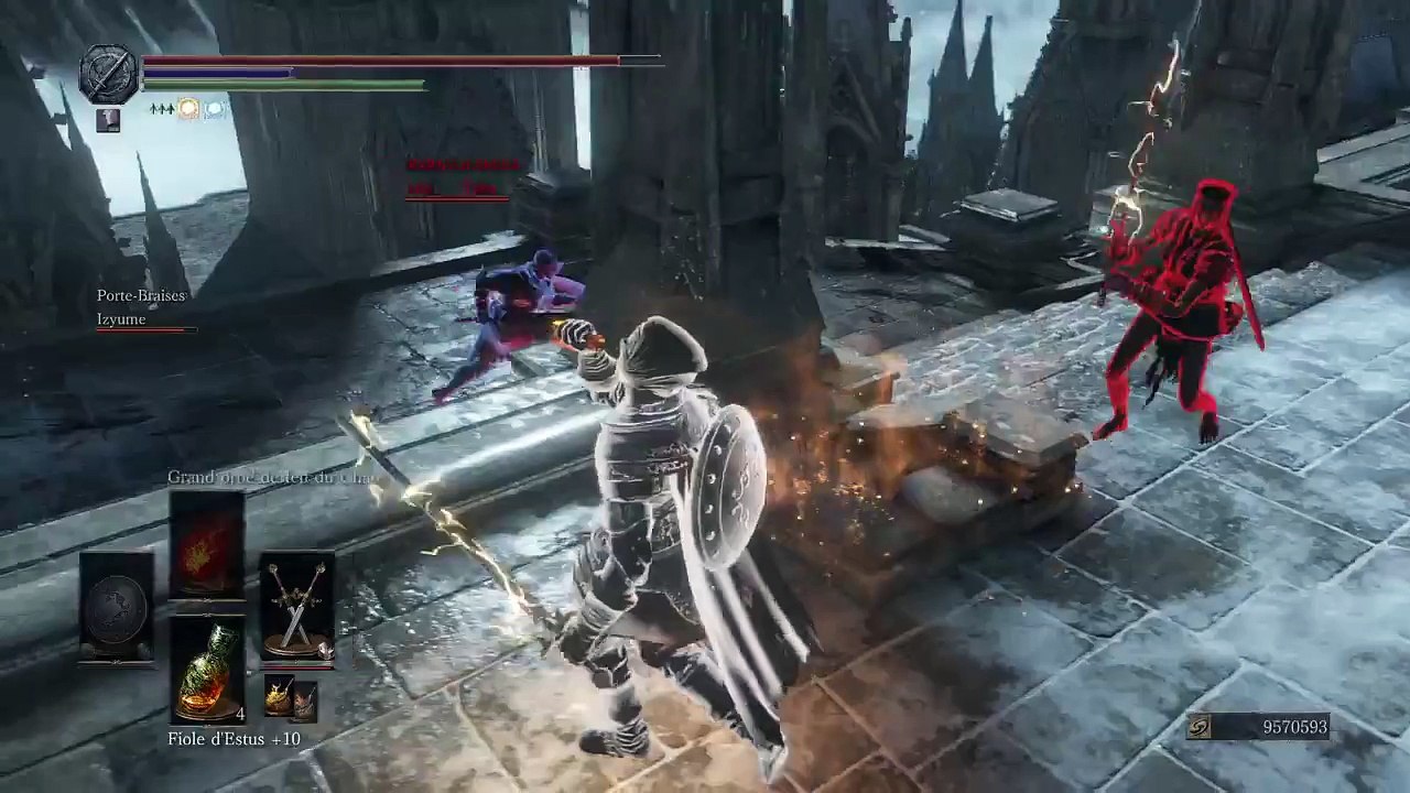 DARK SOULS™ III J'ai failli ne pas mourir après une telle chute...