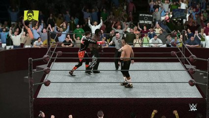 WWE 2K16 r-truth v stardust v enzo amore