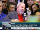 Brasil: Lula reitera su condena al golpe parlamentario contra Rousseff