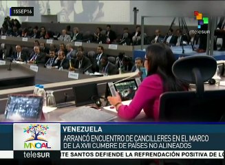 Inicia este jueves encuentro de cancilleres de la XVII Cumbre MNOAL