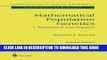 [PDF] Mathematical Population Genetics 1: Theoretical Introduction (Interdisciplinary Applied