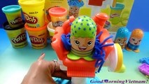 Play-Doh Cắt Tóc Tạo Kiểu Tóc Cắt Tóc Cho Thầy Giáo Play-doh hair Salon Toys Kids