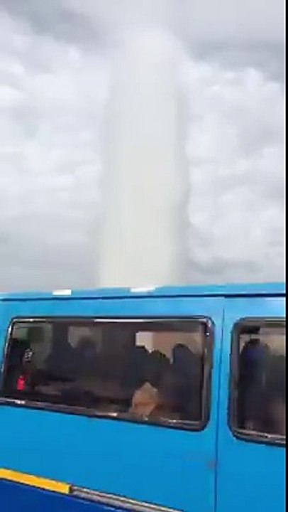Rain fall on one spot
