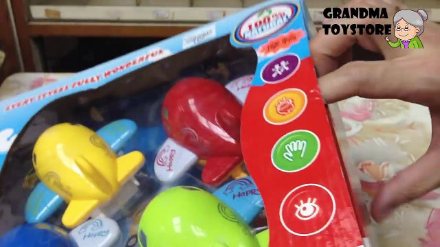 Unboxing TOYS Review/Demos - Baby fun wings flapping airplanes 4 cute little ones
