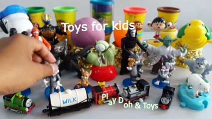 PLAY DOH SURPRISE EGGS  Surprise Toys Video | star Was | Tom and Jerry | Thomas and Friends