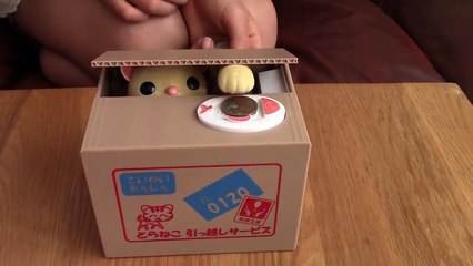 Japanese toy CAT THIEF Японський іграшковий кіт злодій