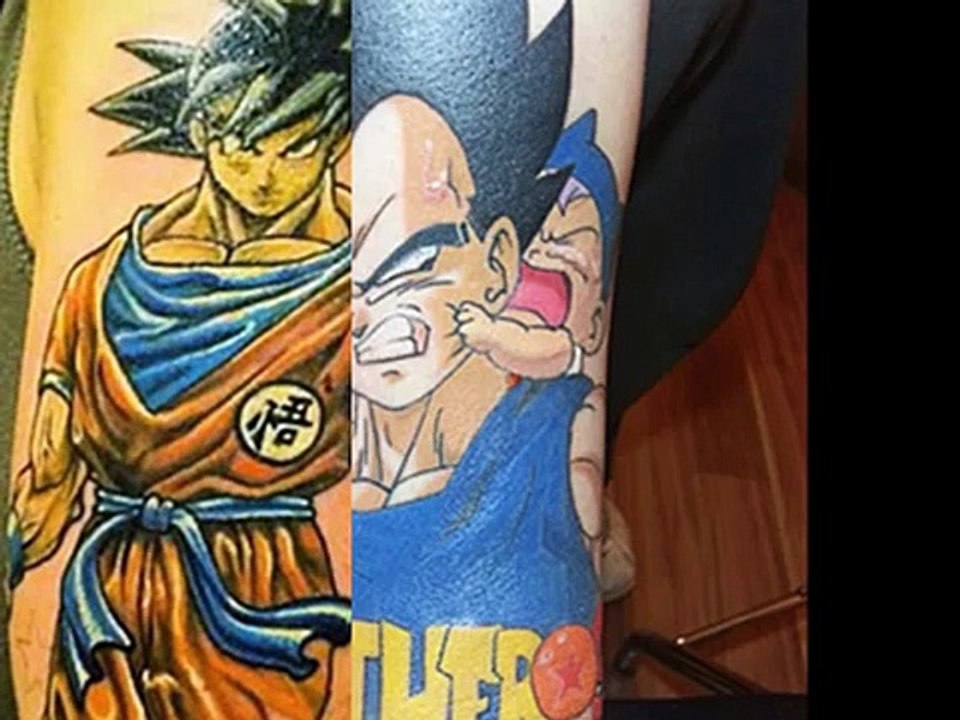 TATOO DRAGON BALL Z TATOO