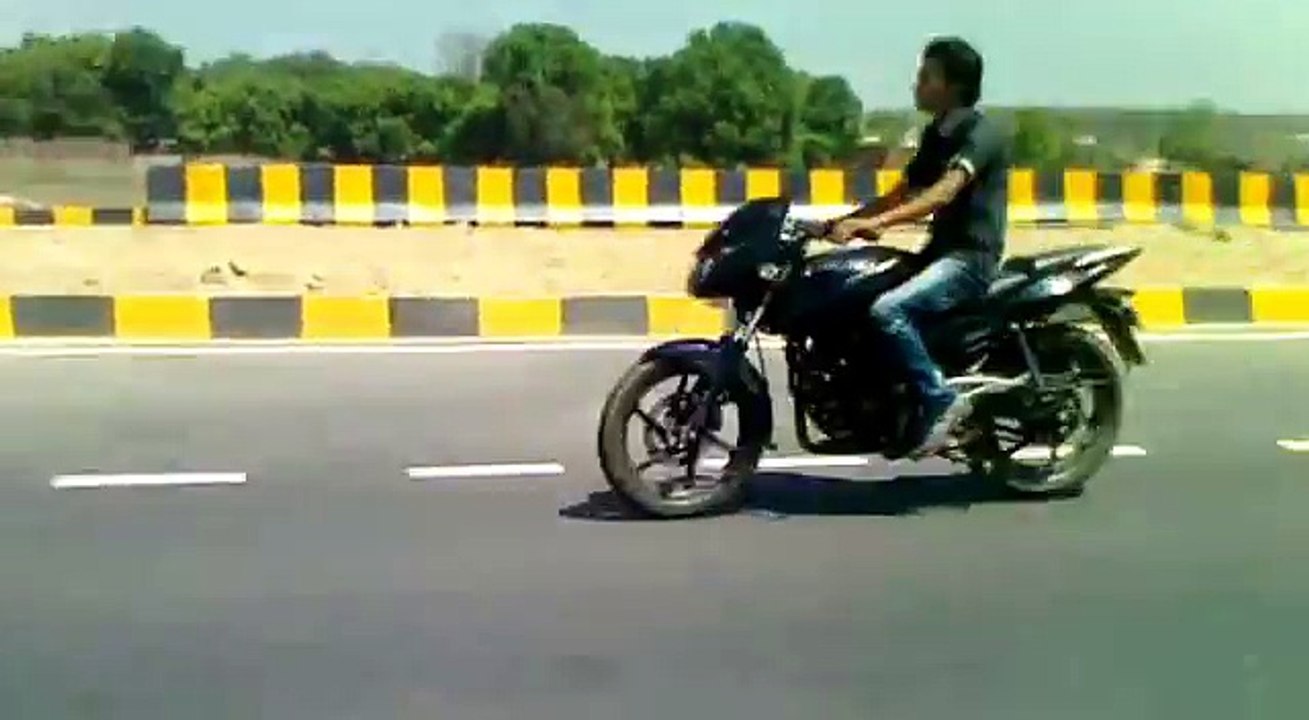 funny bike stunt