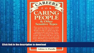 FAVORITE BOOK  Careers for Caring People and Other Sensitive Types (Vgm Careers for You Series