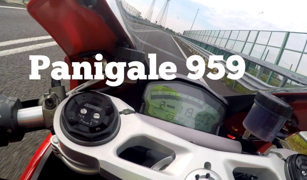 TEST DUCATI PANIGALE 959 THREE MAPPINGS: RACE-SPORT- WET (VIDEO 4K)