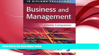 FREE DOWNLOAD  IB Business and Management Course Companion (IB Diploma Programme)  FREE BOOOK