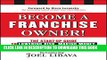 New Book Become a Franchise Owner!: The Start-Up Guide to Lowering Risk, Making Money, and Owning
