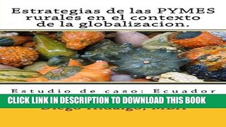 New Book Estrategias de las PYMES rurales en el contexto de la globalizacion. (Spanish Edition)