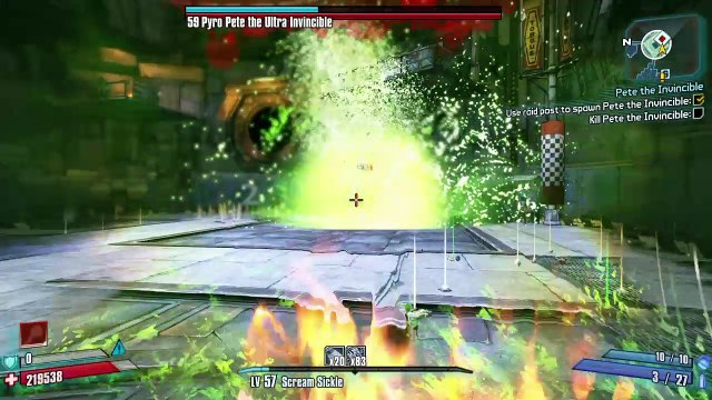 Borderlands 2: Lvl 57 Bloodsplosion Krieg vs. Pyro Pete