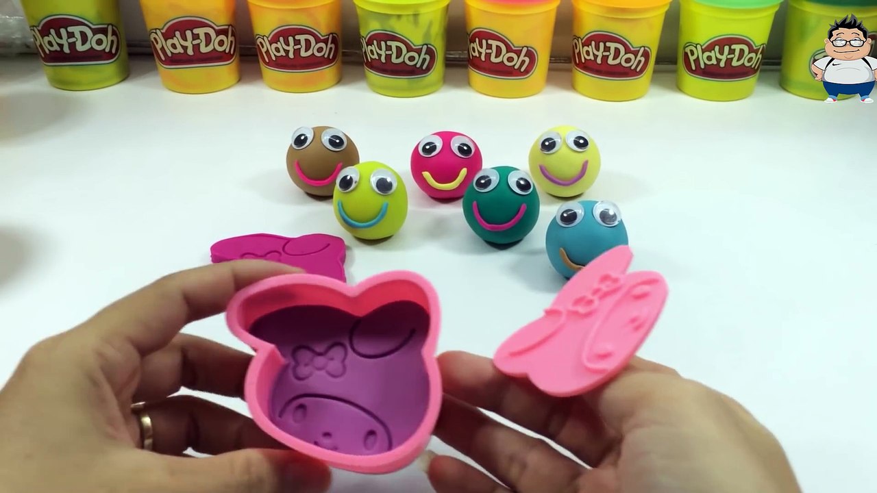 Play Dough Smiley Face and Cookie Cutters Creative for Kids