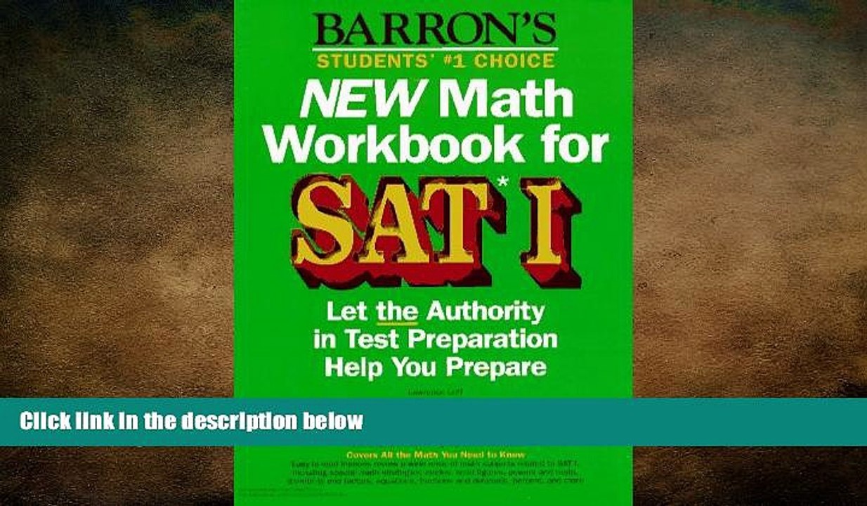 FREE DOWNLOAD  New Math Workbook for Sat I  DOWNLOAD ONLINE