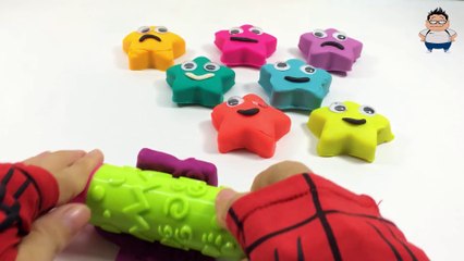 Play Doh Smiley Stars with Chinese Lantern Molds Fun and Creative for Kids