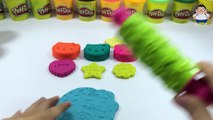 Glitter Playdough Hello Kitty with Star Heart Biscuits Molds Fun and Creative for Kids