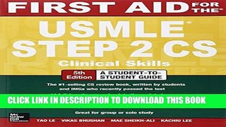 Collection Book First Aid for the USMLE Step 2 CS