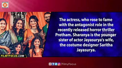 Pretham Fame Sharanya Menon Enters Wedlock - Filmyfocus.com