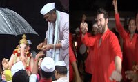 Nana Patekar And Neil Nitin Mukesh Say Goodbye To Lord Ganesha | Ganpati Visarjan 2016
