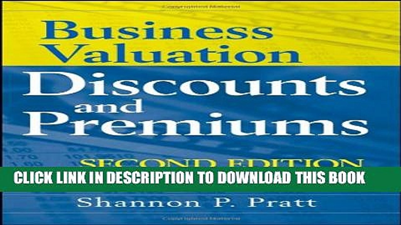[PDF] Business Valuation Discounts and Premiums Popular Collection