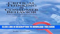 [PDF] Critical Thinking in Consumer Behavior: Cases and Experiential Exercises (2nd Edition)