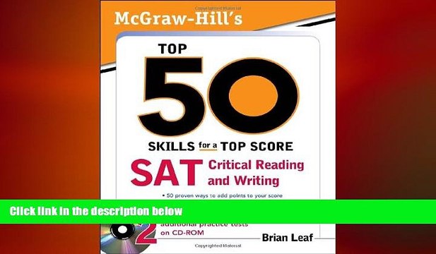 READ book McGraw-Hill s Top 50 Skills for a Top Score: SAT Critical Reading and Writing