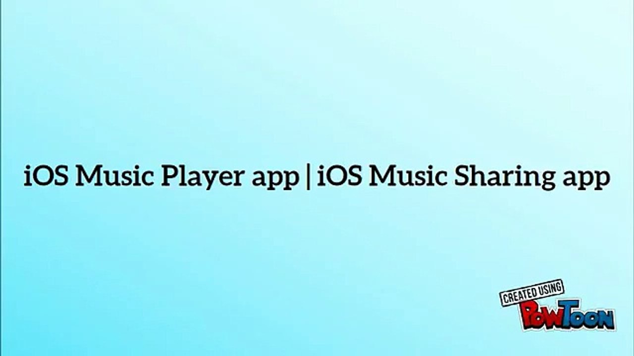 iOS Music Player app | iOS Music Sharing app