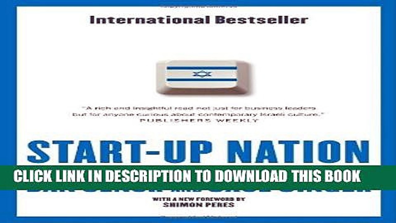 [PDF] Start-Up Nation: The Story of Israel s Economic Miracle Full Online