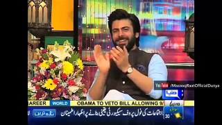 Fawad Khan in Mazaaq Raat 13 September 2016 Resham Eid Special