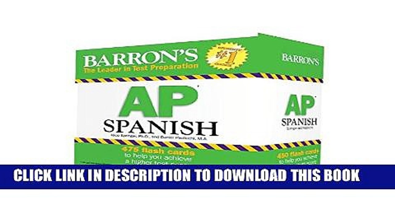 [PDF] Barron s AP Spanish Flash Cards, 2nd Edition Full Online