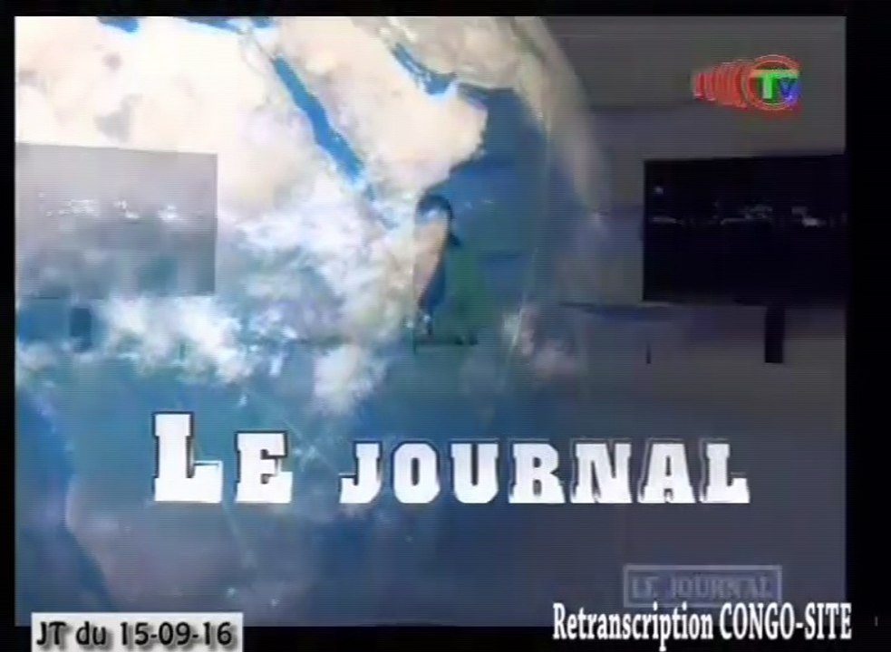 Journal de 20h TVCongo du Jeudi 15 septembre 2016 -By Congo-Site