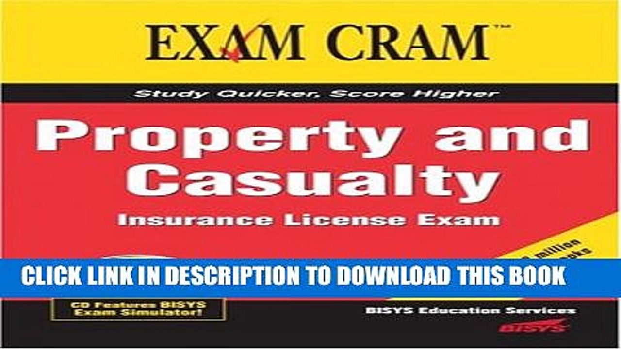 [PDF] Property and Casualty Insurance License Exam Cram Popular Online