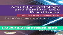 Collection Book Adult-Gerontology and Family Nurse Practitioner Certification Examination: Review