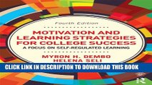 New Book Motivation and Learning Strategies for College Success: A Focus on Self-Regulated Learning