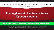 Collection Book 101 Great Answers to the Toughest Interview Questions