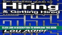 Collection Book The Essential Guide for Hiring   Getting Hired: Performance-based Hiring Series