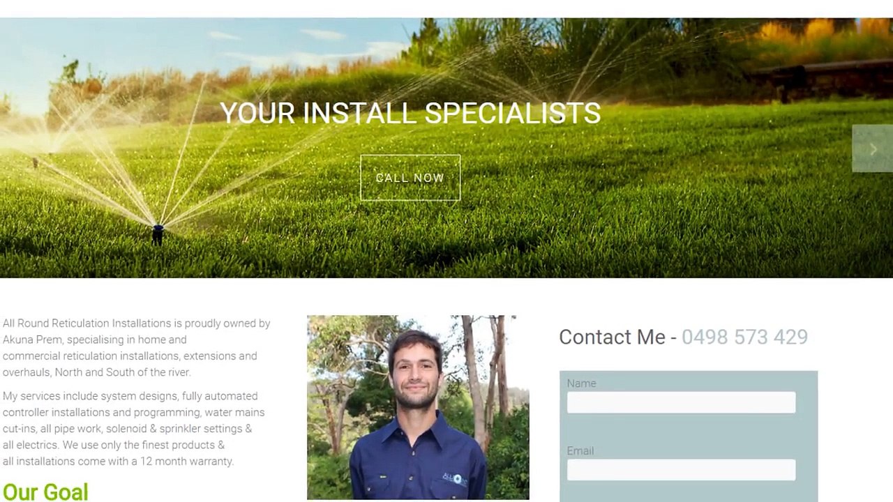 Reticulation installation