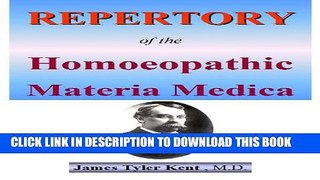 [PDF] REPERTORY of the Homoeopathic Materia Medica : Homeopathy Popular Online