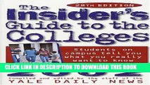 [PDF] The Insider s Guide to the Colleges, 2002: Students on Campus Tell You What You Really Want