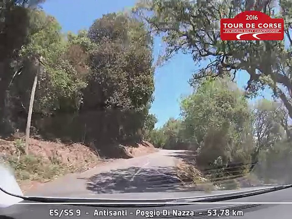 Caméra embarquée ES 9 : Antisanti – Poggio-di-Nazza