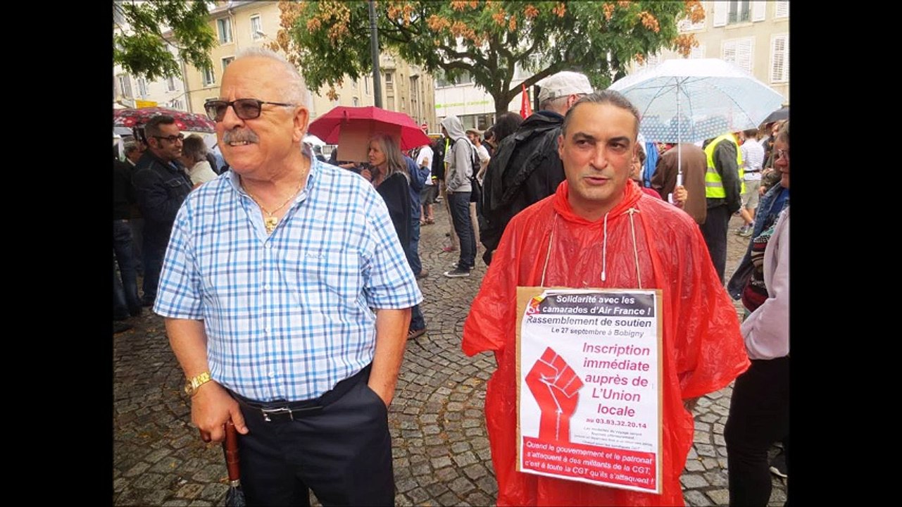 A AS Manif du 15 Septembre 2016