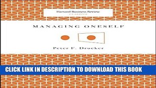 Collection Book Managing Oneself (Harvard Business Review Classics)