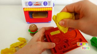 Bộ đồ chơi nấu ăn - Nấu ăn Bằng Đất Nặn Play-Doh với bộ dụng cụ nhà bếp Kids