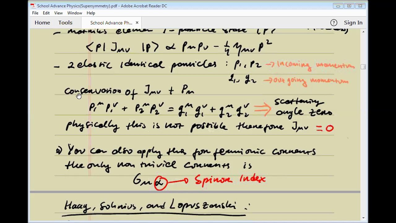 Pengenalan Supersymmetry-I