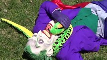 JOKER VS SCARY SNAKE VS SPIDERMAN W_ PINK SPIDERGIRL FROZEN ELSA SUPERHEROES FUN! IRL-yCCOE61ePdg